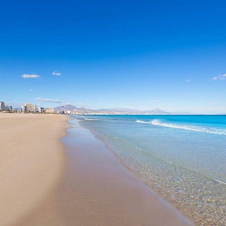 1A Linea Playa San Juan. Vistas. Piscina. Bbq. Gym Lejlighed El Campello Eksteriør billede
