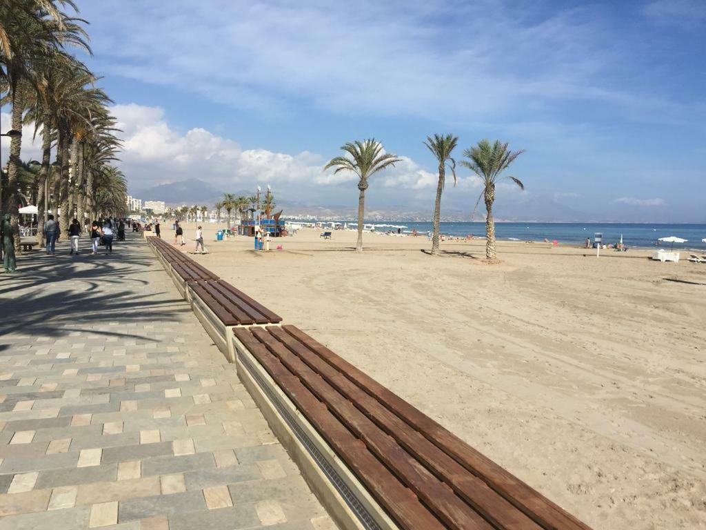 1A Linea Playa San Juan. Vistas. Piscina. Bbq. Gym Lejlighed El Campello Eksteriør billede